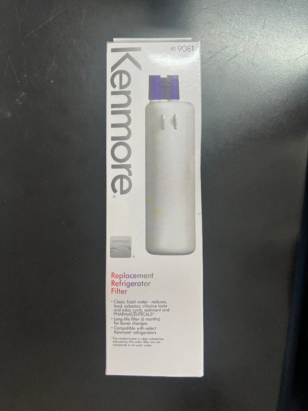 OEM Kenmore 469081 Refrigerator Water Filter - White - Replacement